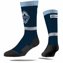 Men's Strideline Navy Vancouver Whitecaps FC 2022 The Hoop x This City Jersey Hook Socks
