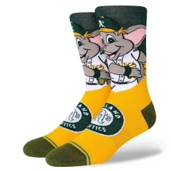 Stance Oakland Athletics Team Mascot Logo Crew Socks
