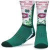 For Bare Feet Montreal Canadiens Four Leaf St. Patrick's Day V-Curve Crew Socks -STANCE shop 5695514