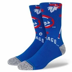 Men's Stance Chicago Cubs Landmark Crew Socks