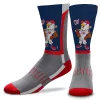 Men's For Bare Feet Washington Nationals Mascot Snoop V-Curve Crew Socks -STANCE shop 5705026
