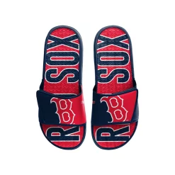 Men's FOCO Boston Red Sox Logo Gel Slide Sandals