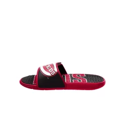 Men's FOCO Cincinnati Reds Logo Gel Slide Sandals -STANCE shop 5767589 ALT2
