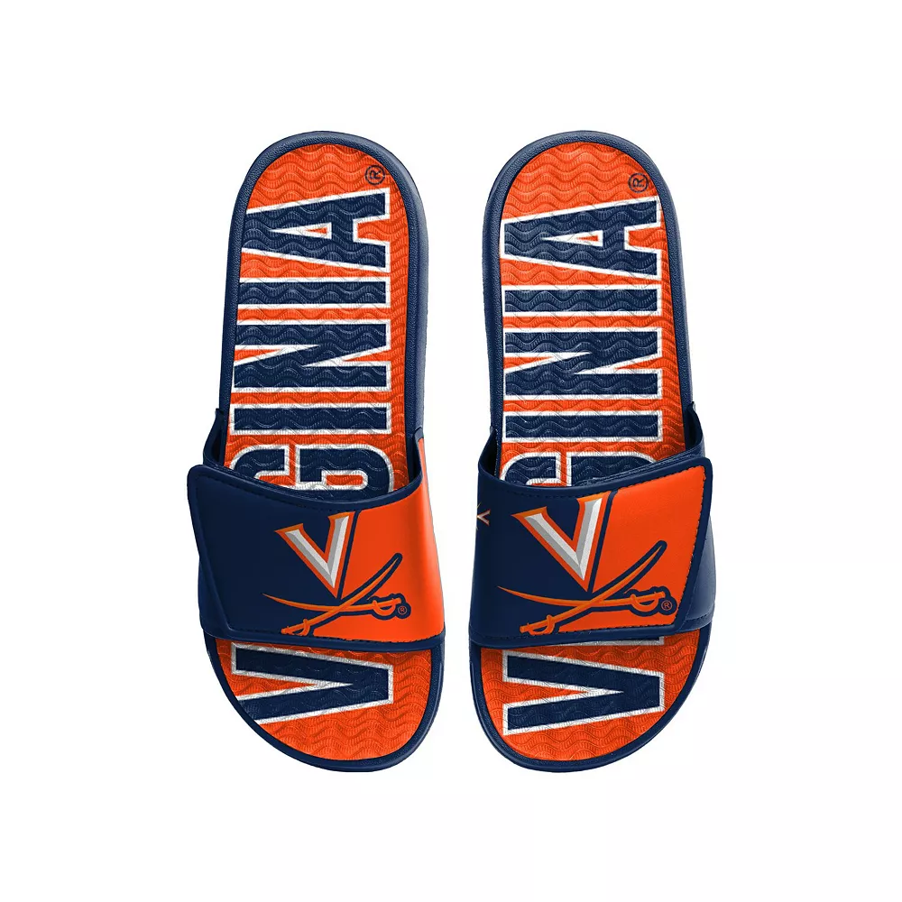 Men's FOCO Virginia Cavaliers Logo Gel Slide Sandals 4 Men's FOCO Virginia Cavaliers Logo Gel Slide Sandals - Image 2