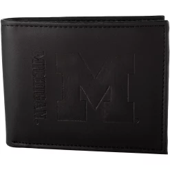 Men's Black Michigan Wolverines Hybrid Bi-Fold Wallet