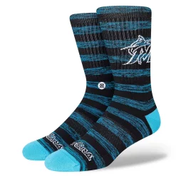 Stance Miami Marlins Twist Logo Crew Socks