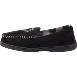 Men's FOCO Indianapolis Colts Team Logo Flannel Moccasin Slippers -STANCE shop 5802111 ALT2