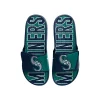 Men's FOCO Seattle Mariners Logo Gel Slide Sandals -STANCE shop 5820398