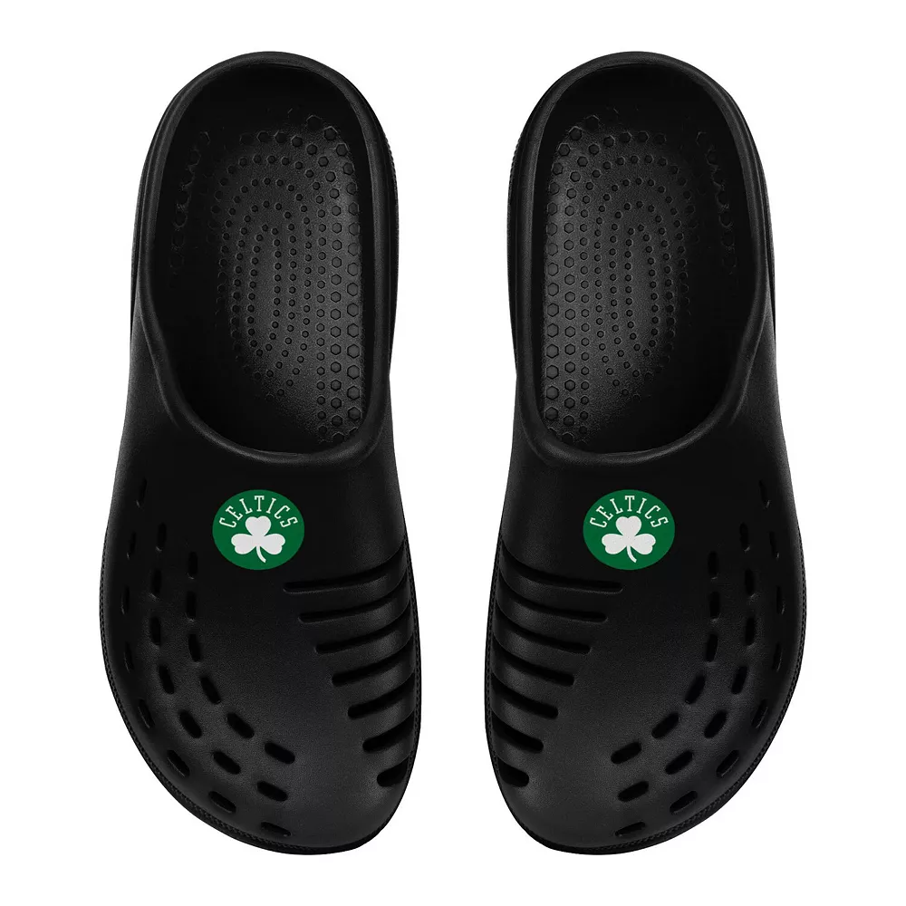 Men's FOCO Boston Celtics Molded Garden Clogs 3 Men's FOCO Boston Celtics Molded Garden Clogs