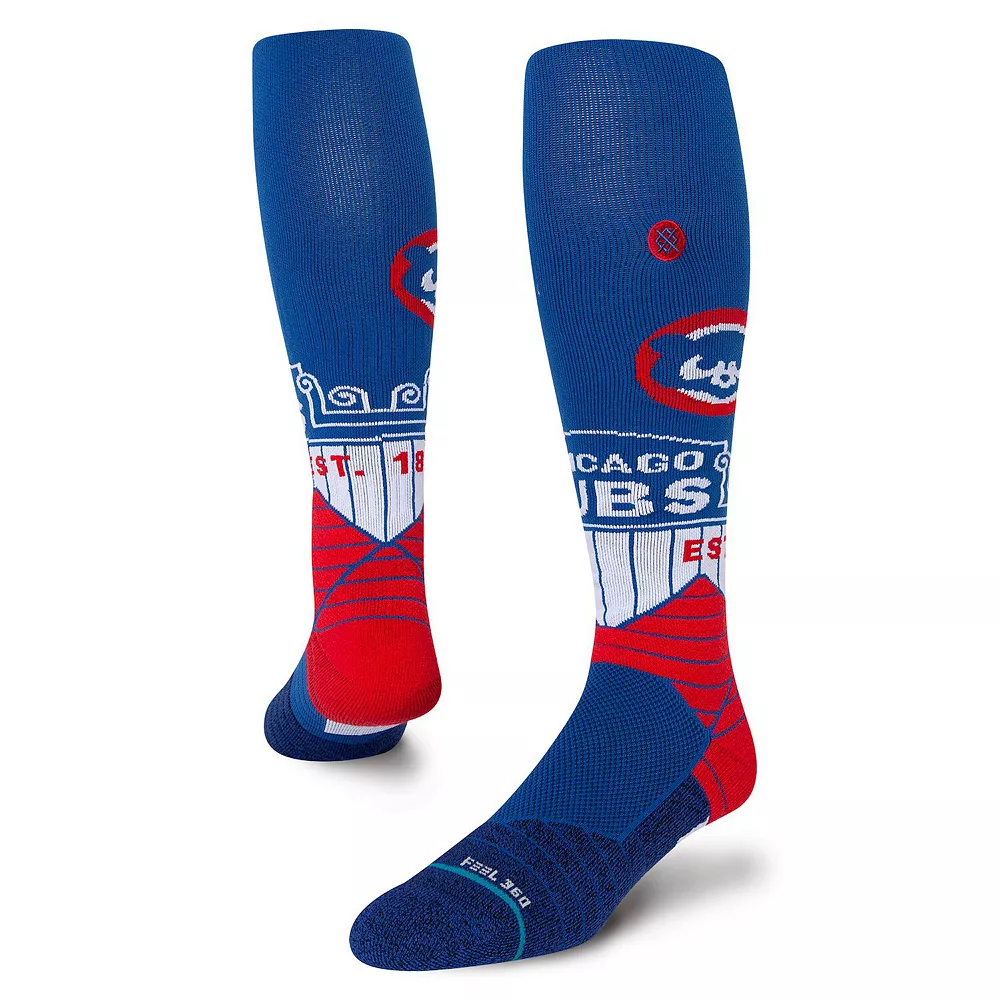 Men's Stance Chicago Cubs Cubby Bear Diamond Pro Team Tube Socks 4 Men's Stance Chicago Cubs Cubby Bear Diamond Pro Team Tube Socks - Image 2