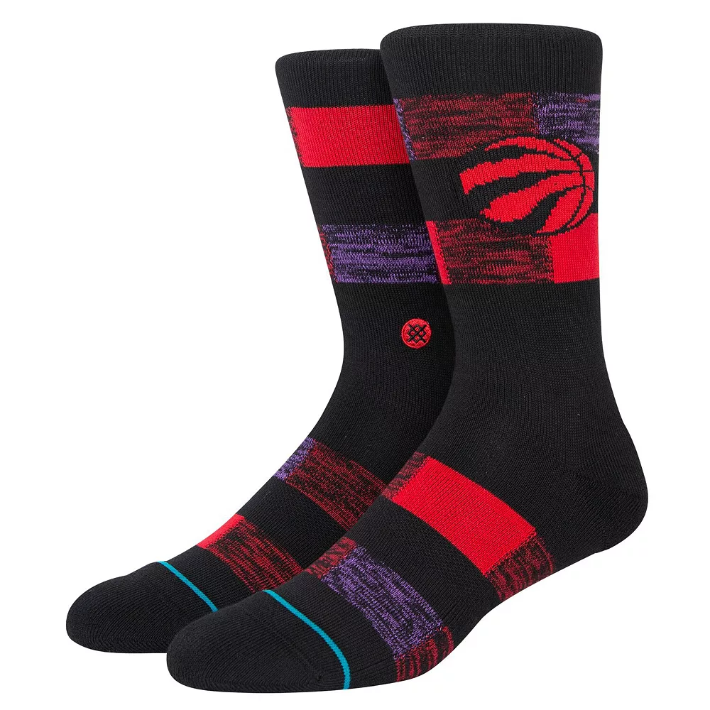 Men's Stance Toronto Raptors Cryptic Crew Socks 4 Men's Stance Toronto Raptors Cryptic Crew Socks - Image 2