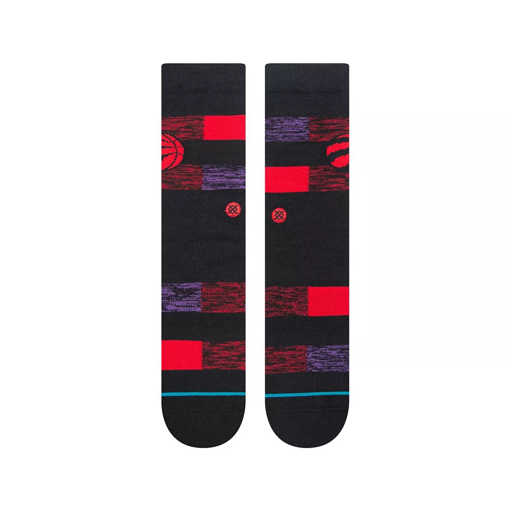 Men's Stance Toronto Raptors Cryptic Crew Socks 5 Men's Stance Toronto Raptors Cryptic Crew Socks - Image 3