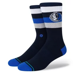 Stance Dallas Mavericks Stripe Crew Socks