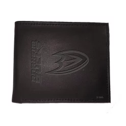 Men's Black Anaheim Ducks Hybrid Bi-Fold Wallet