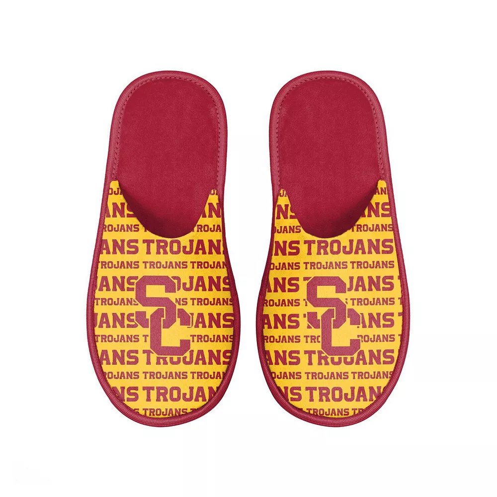 Men's FOCO USC Trojans Scuff Logo Slide Slippers 3 Men's FOCO USC Trojans Scuff Logo Slide Slippers