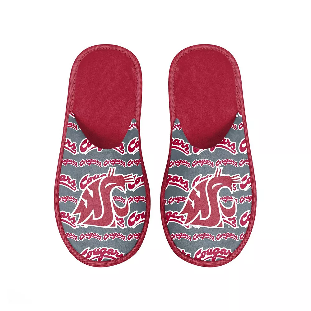 Men's FOCO Washington State Cougars Scuff Logo Slide Slippers 4 Men's FOCO Washington State Cougars Scuff Logo Slide Slippers - Image 2