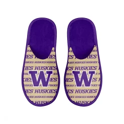 Men's FOCO Washington Huskies Scuff Logo Slide Slippers
