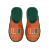 Men's FOCO Miami Hurricanes Scuff Logo Slide Slippers -STANCE shop 6041554