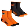 Men's Rock Em Socks Oklahoma State Cowboys Core Team 2-Pack Quarter Length Sock Set -STANCE shop 6041673