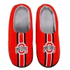 Men's FOCO Scarlet Ohio State Buckeyes Team Stripe Memory Foam Slide Slippers -STANCE shop 6042662