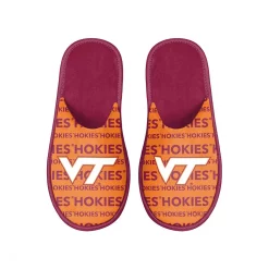 Men's FOCO Virginia Tech Hokies Scuff Logo Slide Slippers