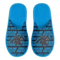 Men's FOCO Carolina Panthers Scuff Logo Slide Slippers