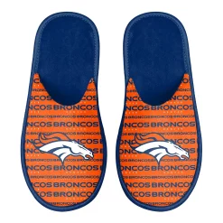 Men's FOCO Denver Broncos Scuff Logo Slide Slippers