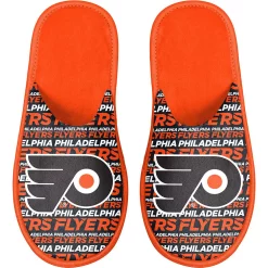Men's FOCO Philadelphia Flyers Scuff Logo Slide Slippers