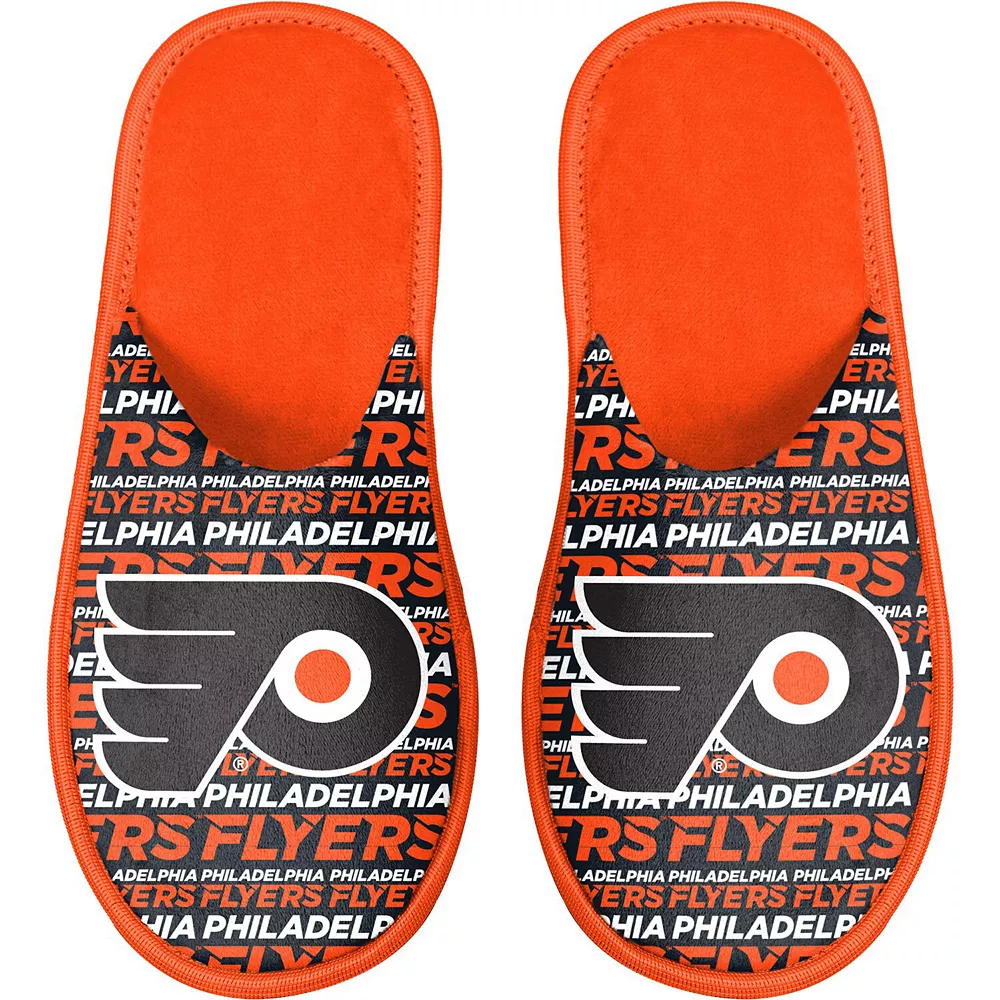 Men's FOCO Philadelphia Flyers Scuff Logo Slide Slippers 3 Men's FOCO Philadelphia Flyers Scuff Logo Slide Slippers