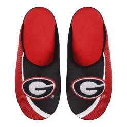 Men's FOCO Georgia Bulldogs Big Logo Color Edge Slippers