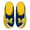 Men's FOCO Michigan Wolverines Big Logo Color Edge Slippers -STANCE shop 6084478