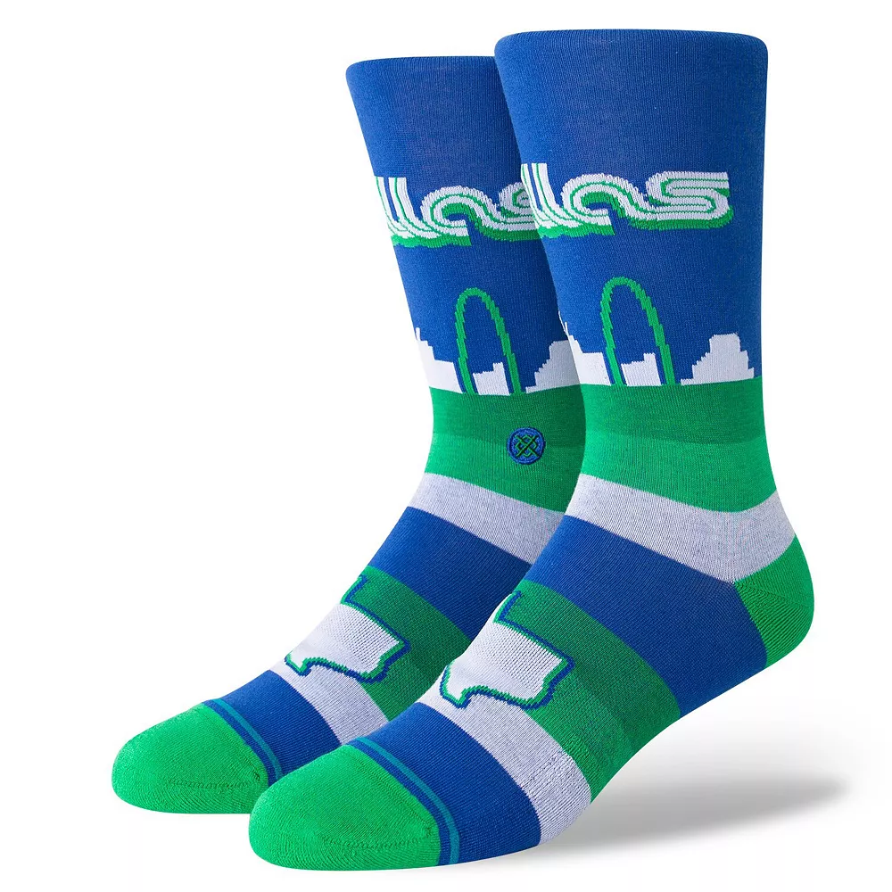 Stance Dallas Mavericks 2022/23 City Edition Crew Socks 3 Stance Dallas Mavericks 2022/23 City Edition Crew Socks