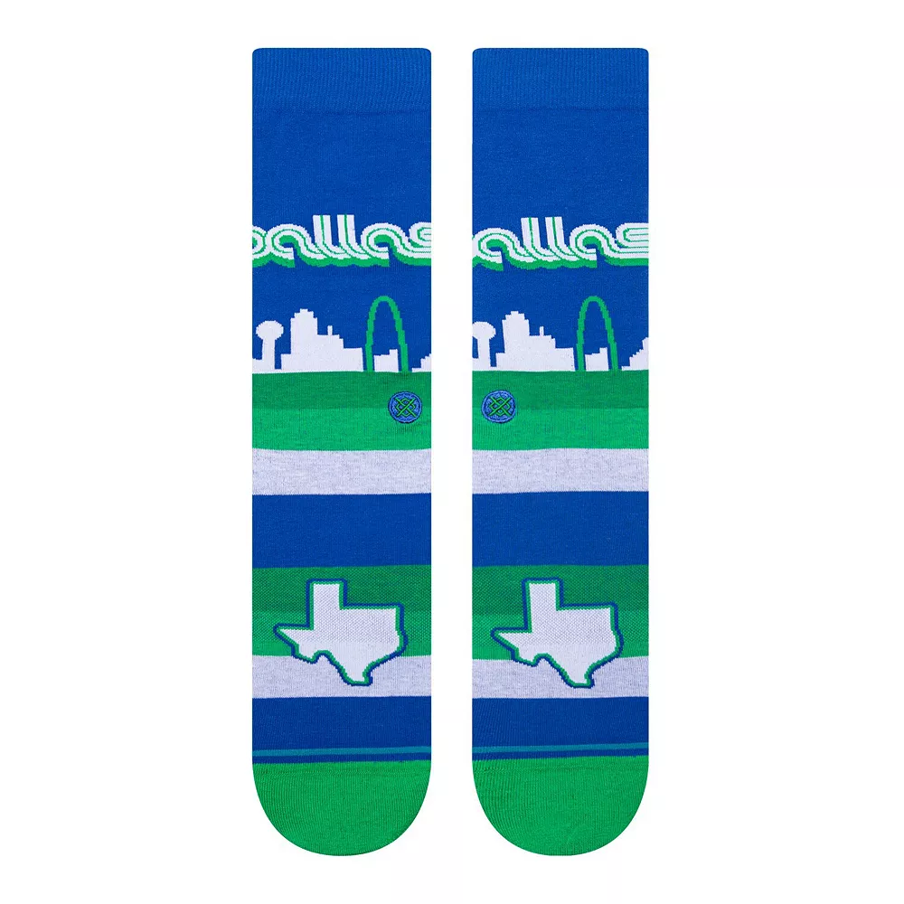 Stance Dallas Mavericks 2022/23 City Edition Crew Socks 5 Stance Dallas Mavericks 2022/23 City Edition Crew Socks - Image 3