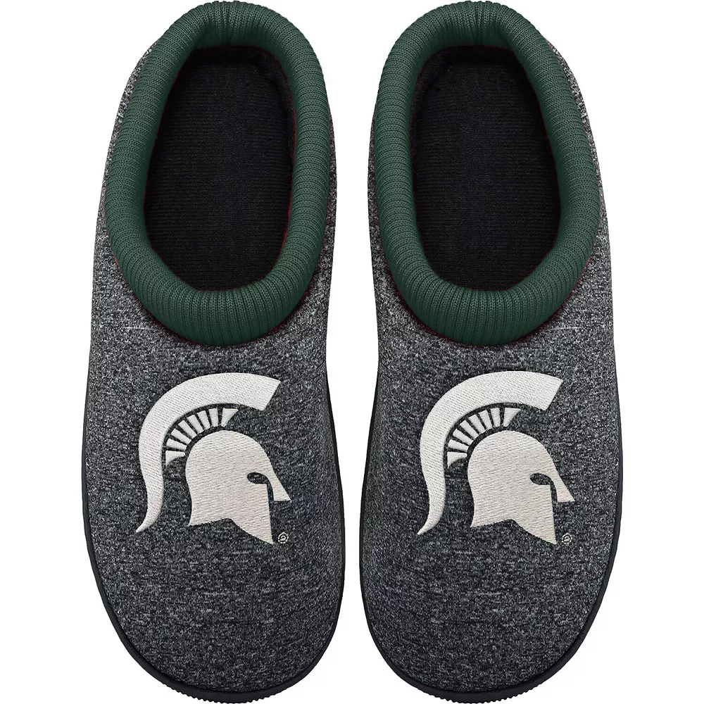 Men's FOCO Michigan State Spartans Team Cup Sole Slippers 3 Men's FOCO Michigan State Spartans Team Cup Sole Slippers