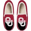 Men's FOCO Oklahoma Sooners Colorblock Moccasin Slippers -STANCE shop 6088067