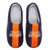 Men's FOCO Navy Houston Astros Team Stripe Memory Foam Slide Slippers -STANCE shop 6104979
