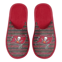 Men's FOCO Tampa Bay Buccaneers Scuff Logo Slide Slippers