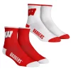 Men's Rock Em Socks Wisconsin Badgers Core Team 2-Pack Quarter Length Sock Set 1 Men's Rock Em Socks Wisconsin Badgers Core Team 2-Pack Quarter Length Sock Set -STANCE shop 6106056