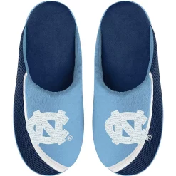 Men's FOCO North Carolina Tar Heels Big Logo Color Edge Slippers