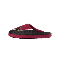Men's FOCO Arizona Cardinals Big Logo Color Edge Slippers -STANCE shop 6112270 ALT2