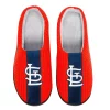 Men's FOCO Red St. Louis Cardinals Team Stripe Memory Foam Slide Slippers -STANCE shop 6112350