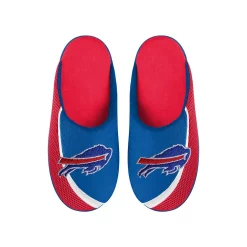 Men's FOCO Buffalo Bills Big Logo Color Edge Slippers