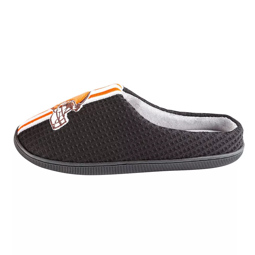 Men's FOCO Black Cleveland Browns Team Stripe Memory Foam Slide Slippers 5 Men's FOCO Black Cleveland Browns Team Stripe Memory Foam Slide Slippers - Image 3