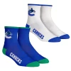 Men's Rock Em Socks Vancouver Canucks Core Team 2-Pack Quarter Length Sock Set -STANCE shop 6133850