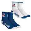 Men's Rock Em Socks Arizona Wildcats Core Team 2-Pack Quarter Length Sock Set -STANCE shop 6134788