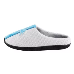 Men's FOCO Silver Detroit Lions Team Stripe Memory Foam Slide Slippers -STANCE shop 6135439 ALT2