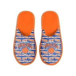 Men's FOCO New York Knicks Scuff Logo Slide Slippers