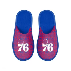 Men's FOCO Philadelphia 76ers Scuff Logo Slide Slippers -STANCE shop 6136406 ALT