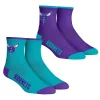 Men's Rock Em Socks Charlotte Hornets Core Team 2-Pack Quarter Length Sock Set 1 Men's Rock Em Socks Charlotte Hornets Core Team 2-Pack Quarter Length Sock Set -STANCE shop 6136668