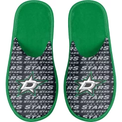 Men's FOCO Dallas Stars Scuff Logo Slide Slippers